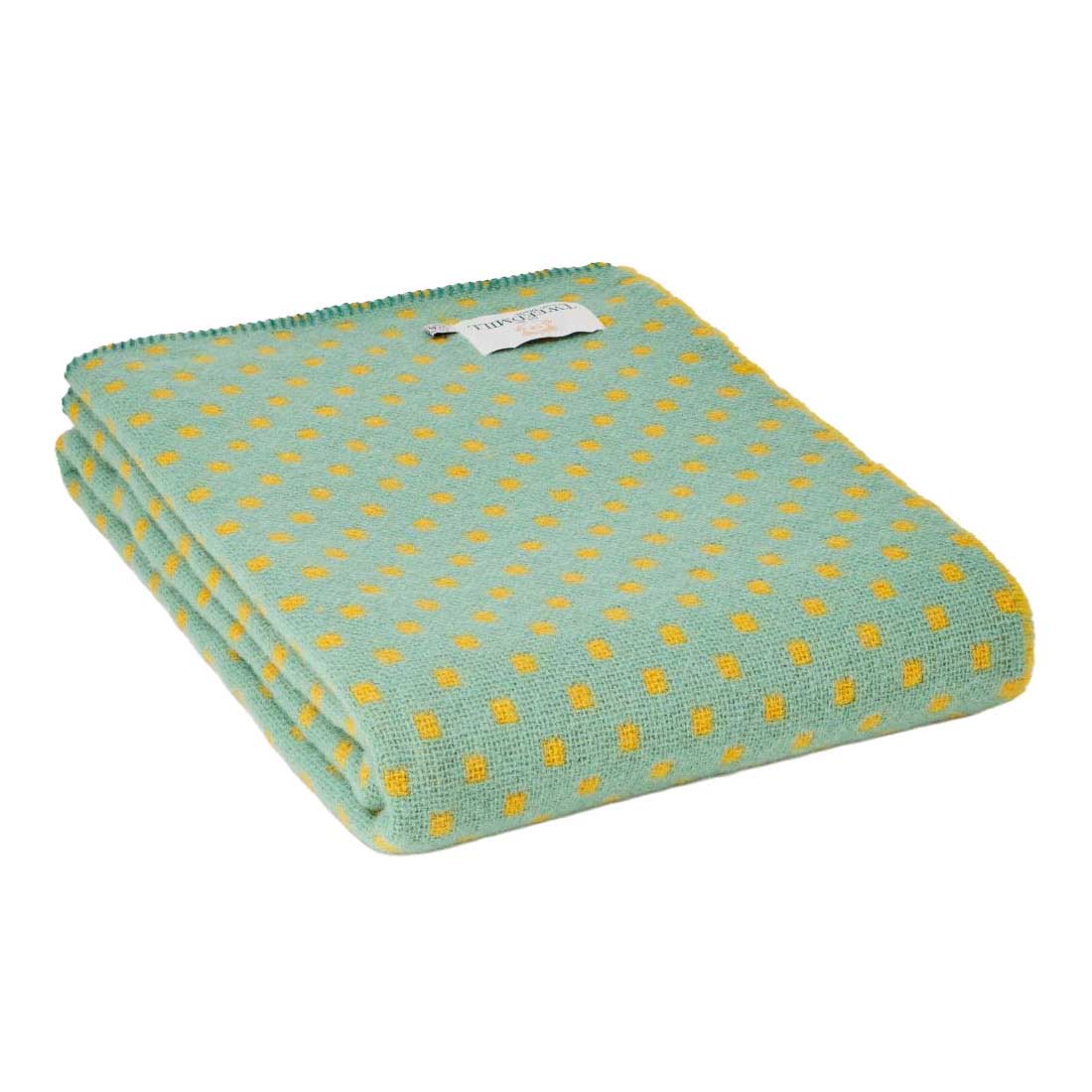 Tweedmill Pure New Wool Cloth Throw Blanket Stitch 140X200cm